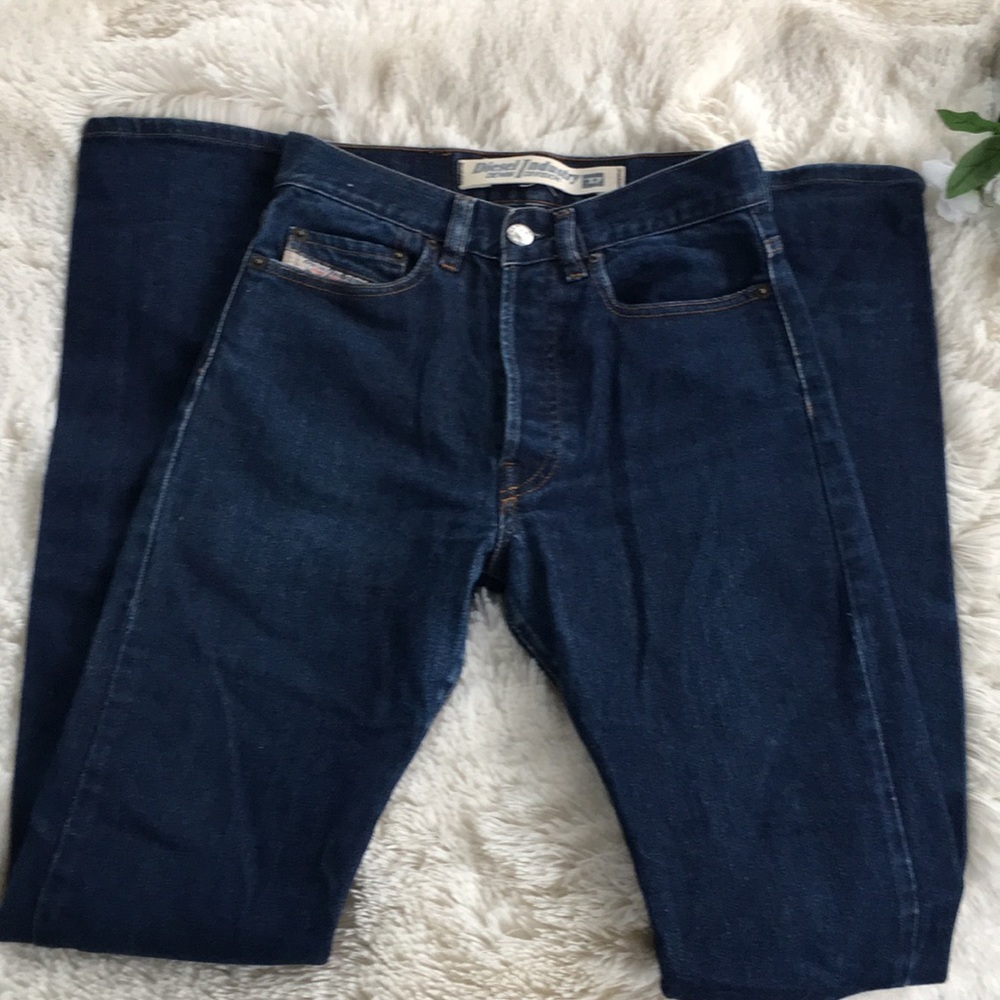 Diesel High Waist Button Fly Jeans 26
